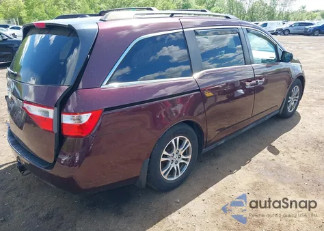2013 Honda Odyssey Ex-L z USA, uszkodzony, nr VIN 5FNRL5H60DB082680